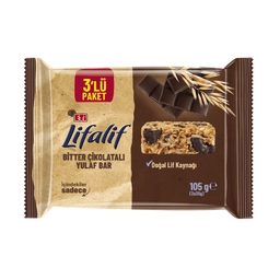 Etli Lifalif Bitter Çikolatalı Müsli Bar 3x35 G 