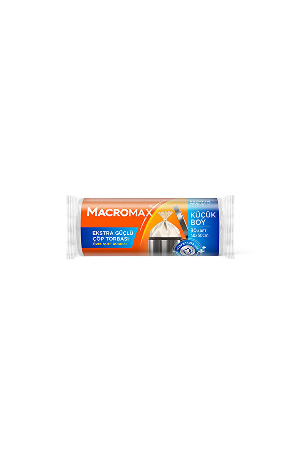 Macromax Çöp Torbası Extra Güçlü Küçük 30lu