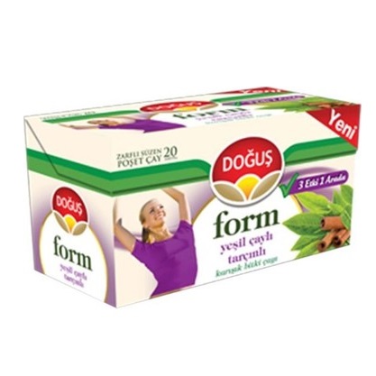 DOGUS BARDAK POSET 2gr*20 FORM YESIL ÇAYLI TARÇINLI