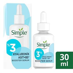 Simple Hyaluronik Asit + B5 Booster Serum 30 ml