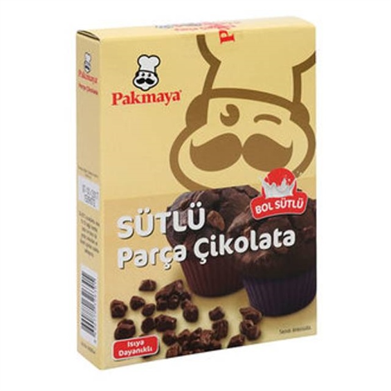 Pakmaya Parça Çikolata Bitter 70 Gr