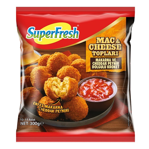 Superfresh Mac & Cheese Topları 300 gr