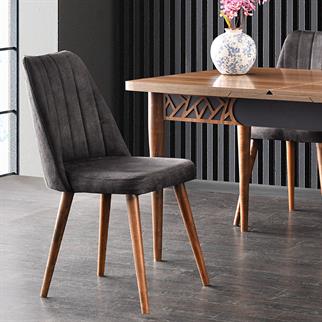 Karataş AF-467 Alfa Sandalye D-12/ Ceviz