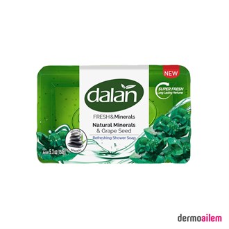 Dalan Fresh & Minerals Shower Soap, Natural Minerals & Grape Seed 150g