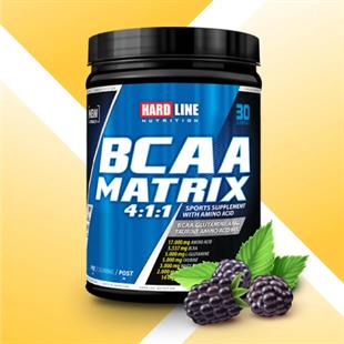 Hardline Nutrition BCAA Matrix 4:1:1 Böğürtlen 630 gr