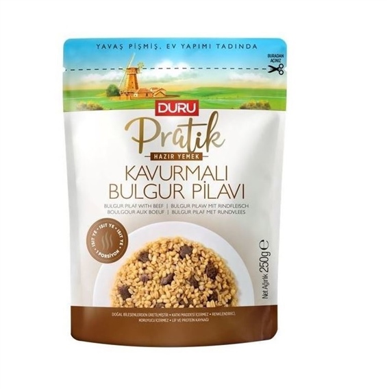 Duru Pratik Kavurmalı Bulgur Pilavı 250 Gr