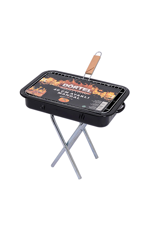 Dörtel Ayaklı Mangal 40 Cm