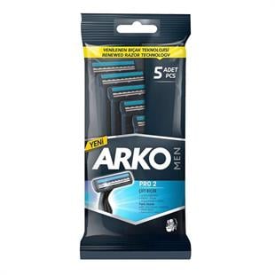 Arko Men Pro2 Çift Bıçaklı Traş Bıçağı 5 Adet