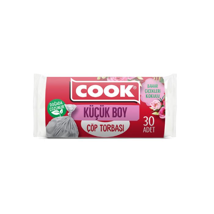 Cook Küçük Boy Çöp Torb.40x47cm.Bahar Çiçekli 30'lu rulo
