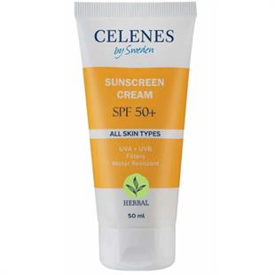 Celenes By Sweden Herbal Güneş Koruma Kremi SPF50 50 ml - Tüm Cilt Tipleri