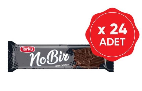 Torku No:1 Bitter Çikolatalı Gofret 30 Gr x 24 Adet