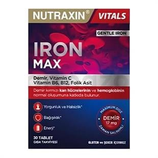 Nutraxin Iron Max 17 mg 30 Tablet