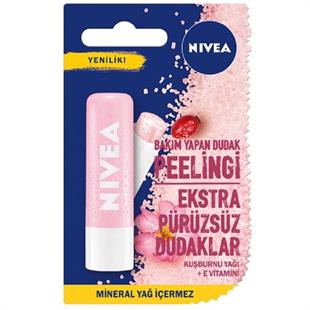 Nivea Dudak Peelingi Lipstick Kuşburnu Yağı