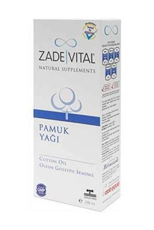 Zade Vital Pamuk Yaği 200 Ml