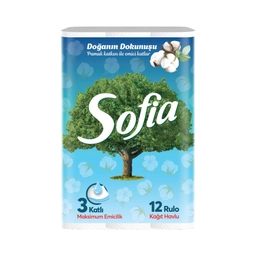 Sofia Havlu Kağıt 12li 3 Katlı