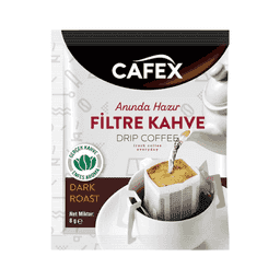 Cafex Dark Roast Filtre Kahve 8 G