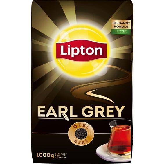 Lipton Earl Grey Dökme Bergamot Aromalı Siyah Çay Özel Seri 1000 gr