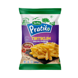 Pratiko Tırtıklım Dondurulmuş Patates 1000 G