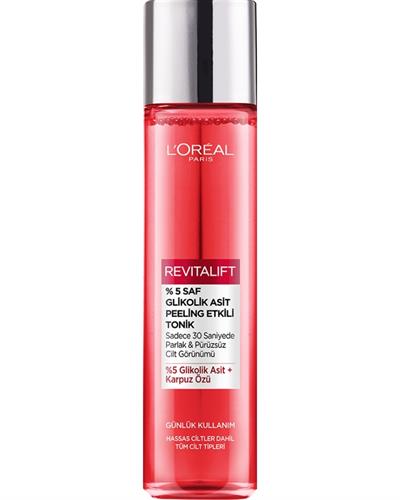 L'Oreal Paris Revitalift %5 Saf Glikolik Asit Peeling Etkili Tonik 180 ml