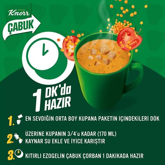 Knorr Çabuk Çorba Ezogelin 22 gr