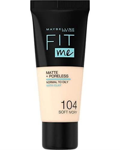 Maybelline New York Fit Me Matte+poreless Fondöten - 104 Soft Ivory