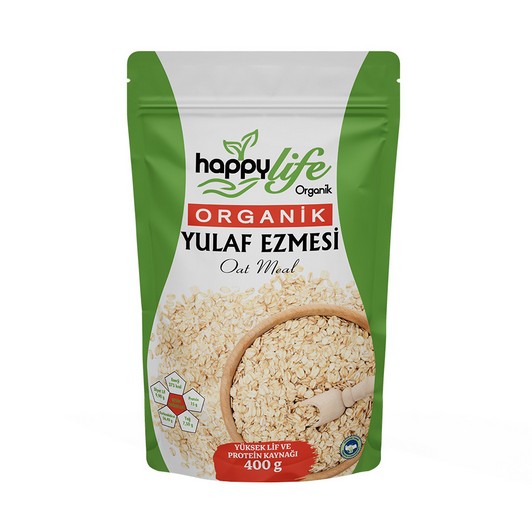 Happy Life Organik Yulaf Ezmesi 400 gr