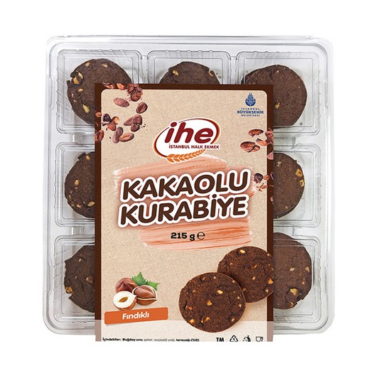 İhe Kakaolu Fındıklı Kurabiye 215 gr