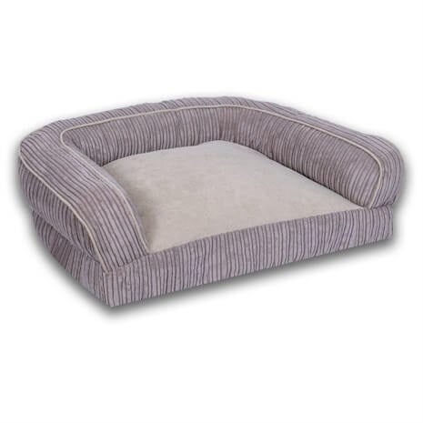 Peggy Fitilli Köpek Yatağı Large 85x70x20 Gri