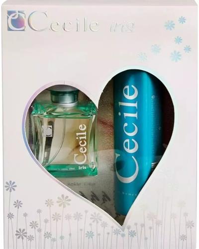 Cecile Iris Edt 100 ml 150 ml Deodorant Kadın Parfüm Seti 8698438005692