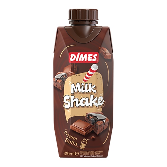 Dimes Milkshake Brownie & Çikolatalı 310 Ml
