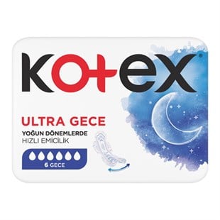 Kotex Ultra Single 6 Gece Hijyenik Ped