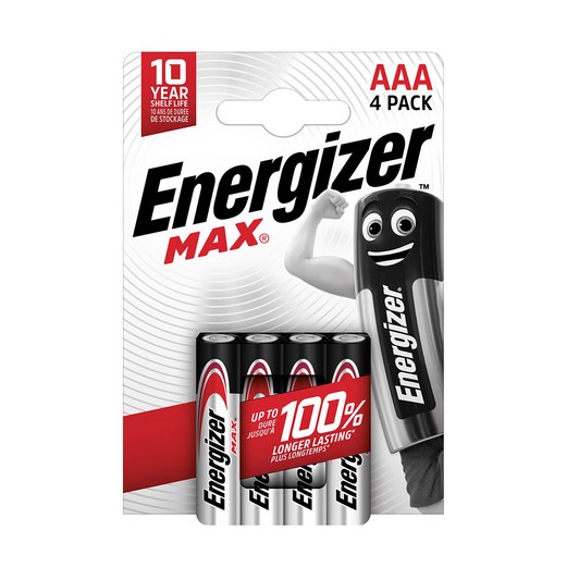 Energizer Max İnce Kalem Pil 4'lü