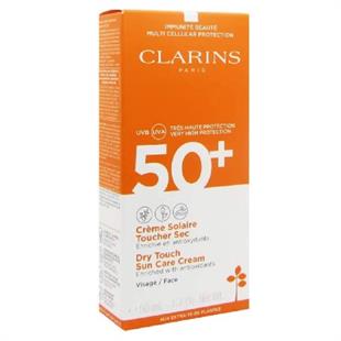 Clarins Dry Touch Sun Care Cream Güneş Koruyucu Krem SPF50+ 50 ml
