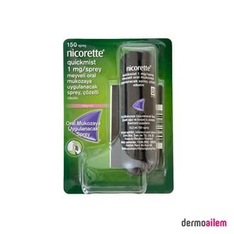 Nicorette 1mg Meyveli Ağız Spreyi 150 Sprey