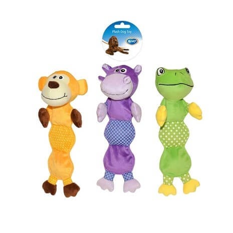 Duvo+ Peluş Uzun Gövdeli Figür Sesli Köpek Oyuncağı 18,5x15x8cm