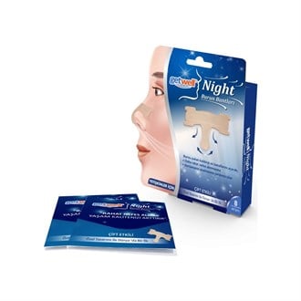 Getwell Night Burun Bandı Çift Etki Horlamaya Karşı Burun Bandı 8 Adet