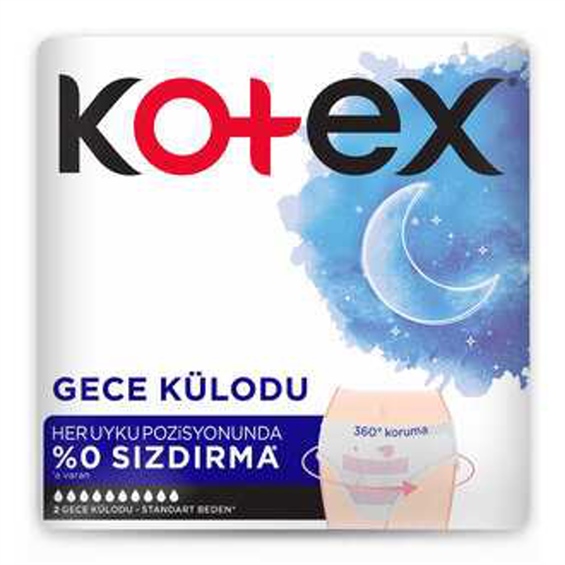 Kotex Gece Külodu 2'li