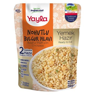 YAYLA HAZIR YEMEK 250gr NOHUTLU BULGUR PILAVI