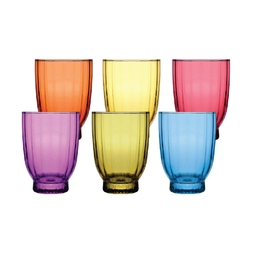 Paşabahçe Amore Renkli Bardak Seti 6'lı