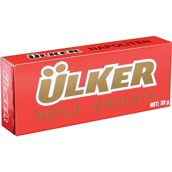 Ülker Napoliten Sütlü Çikolata 33 gr