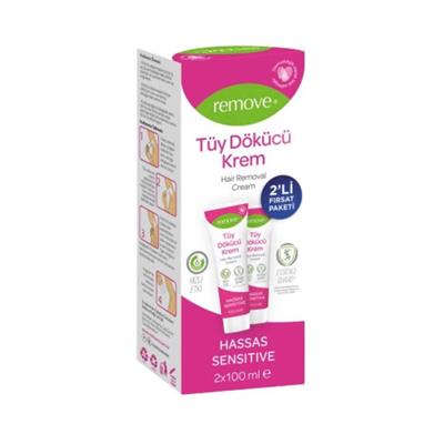 REMOVE TÜY DÖKÜCÜ KREM 2X100ml HASSAS CILT