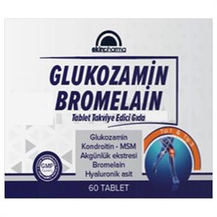 Ekinpharma Glukozamin Bromelain 60 Kapsül