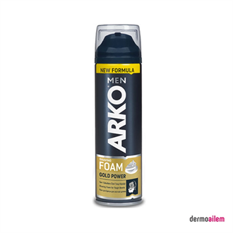 Arko Men Tıraş Köpüğü Gold Power 200 ml