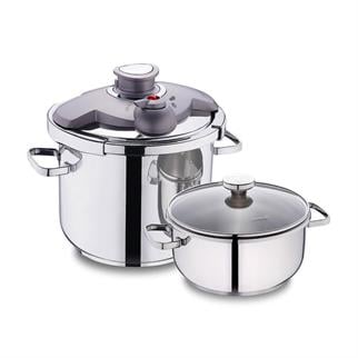 Korkmaz A175 Aqua 4 Parça Düdüklü Tencere Seti