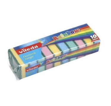 Vileda Rainbow Sünger Ekonomik Paket 10 Adet