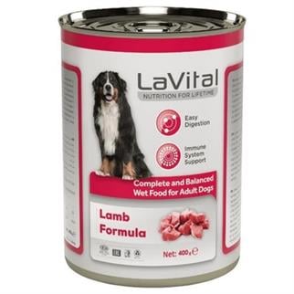 LaVital Kuzu Etli  Yetişkin Köpek Konservesi 400gr