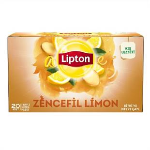Lipton Zencefil Limon Bitkisel Çay 20'li