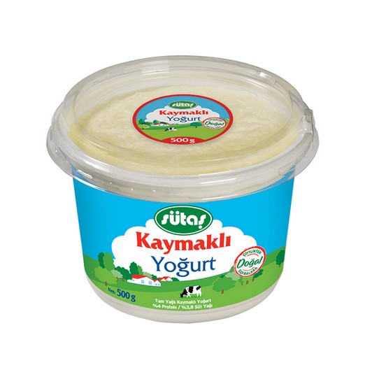 Sütaş Kaymaklı Yoğurt 500 gr