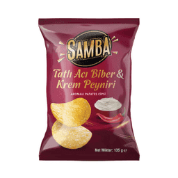 Samba Acı Biberli Peynirli İnce Patates Cipsi 135 G