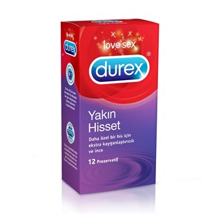 Durex Yakın Hisset 12'li Prezervatif